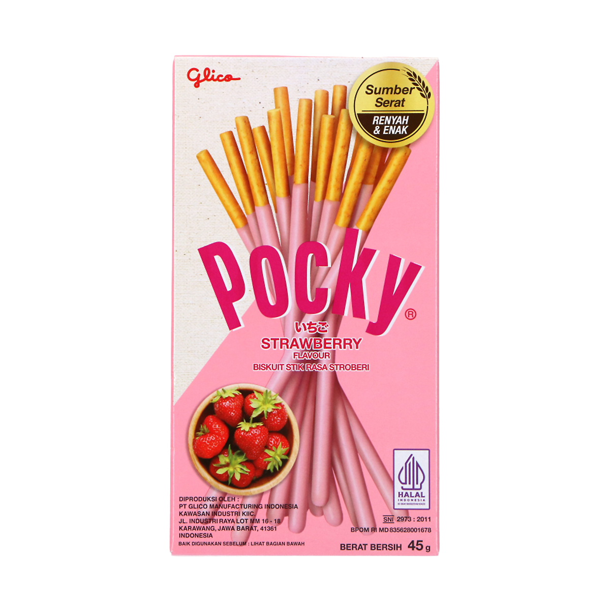 Pocky keksitikku mansikka