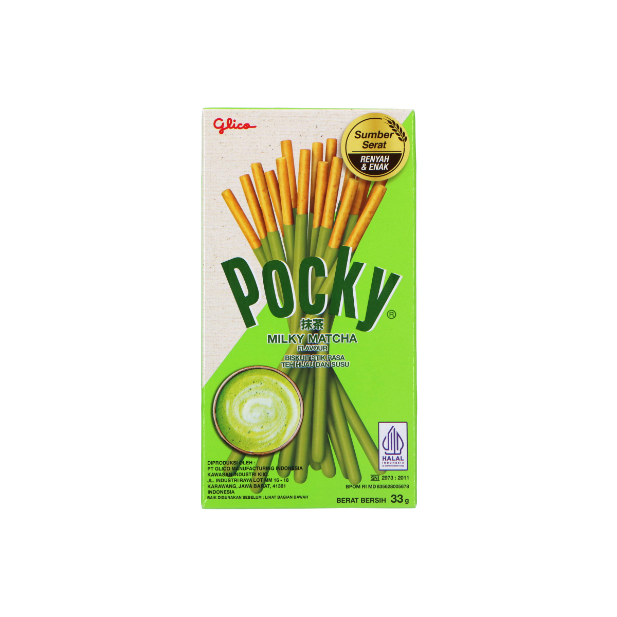 Pocky Keksitikku Milky Matcha