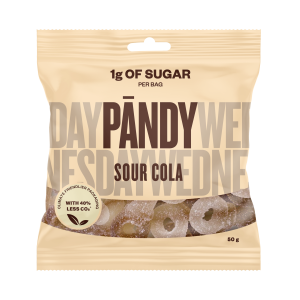 Pändy Sour Cola makeispussi 50