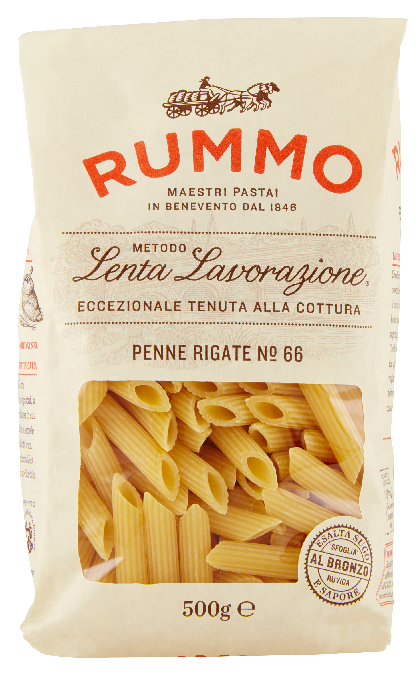 Rummo Penne Rigate no:66 500g - Prescott Oy