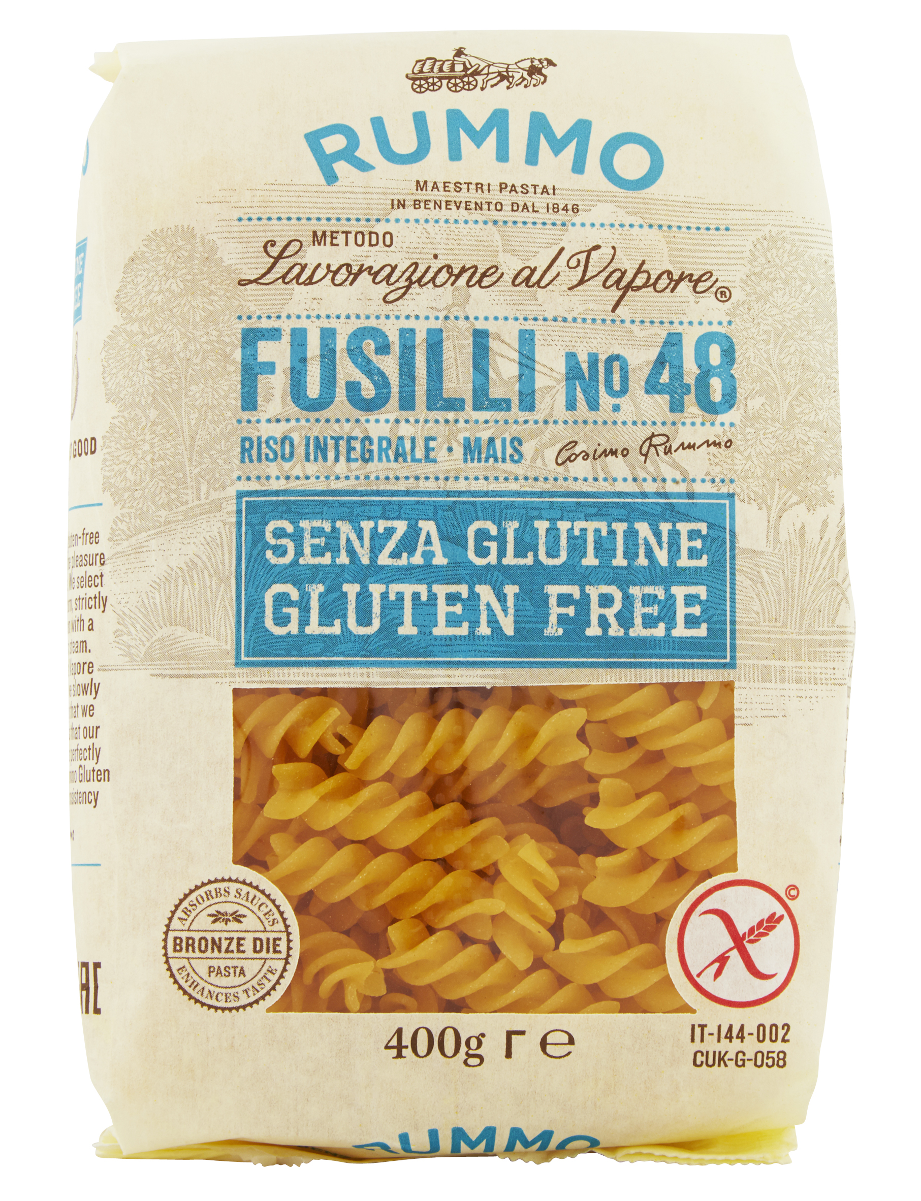  Rummo gluteeniton Fusilli