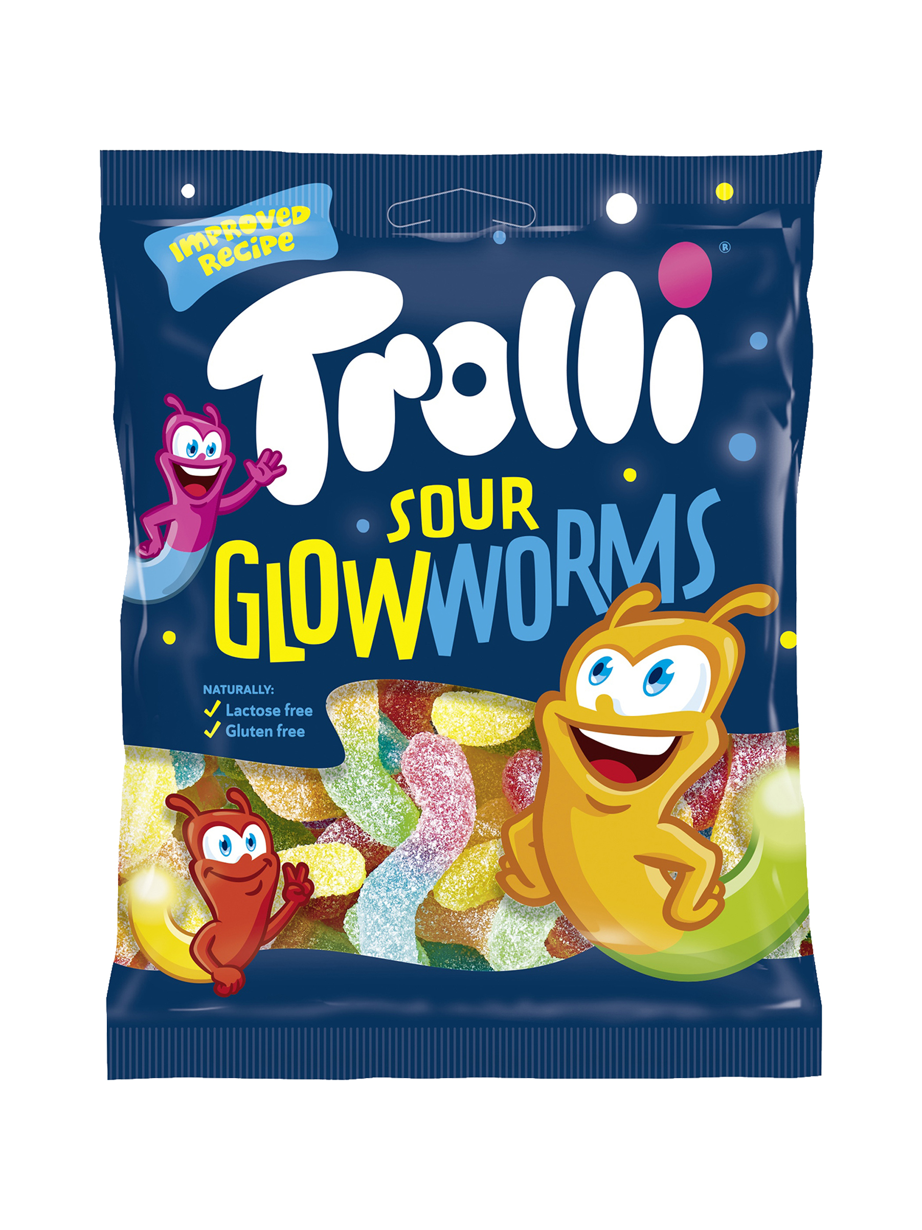Trolli glow worms viinikumit